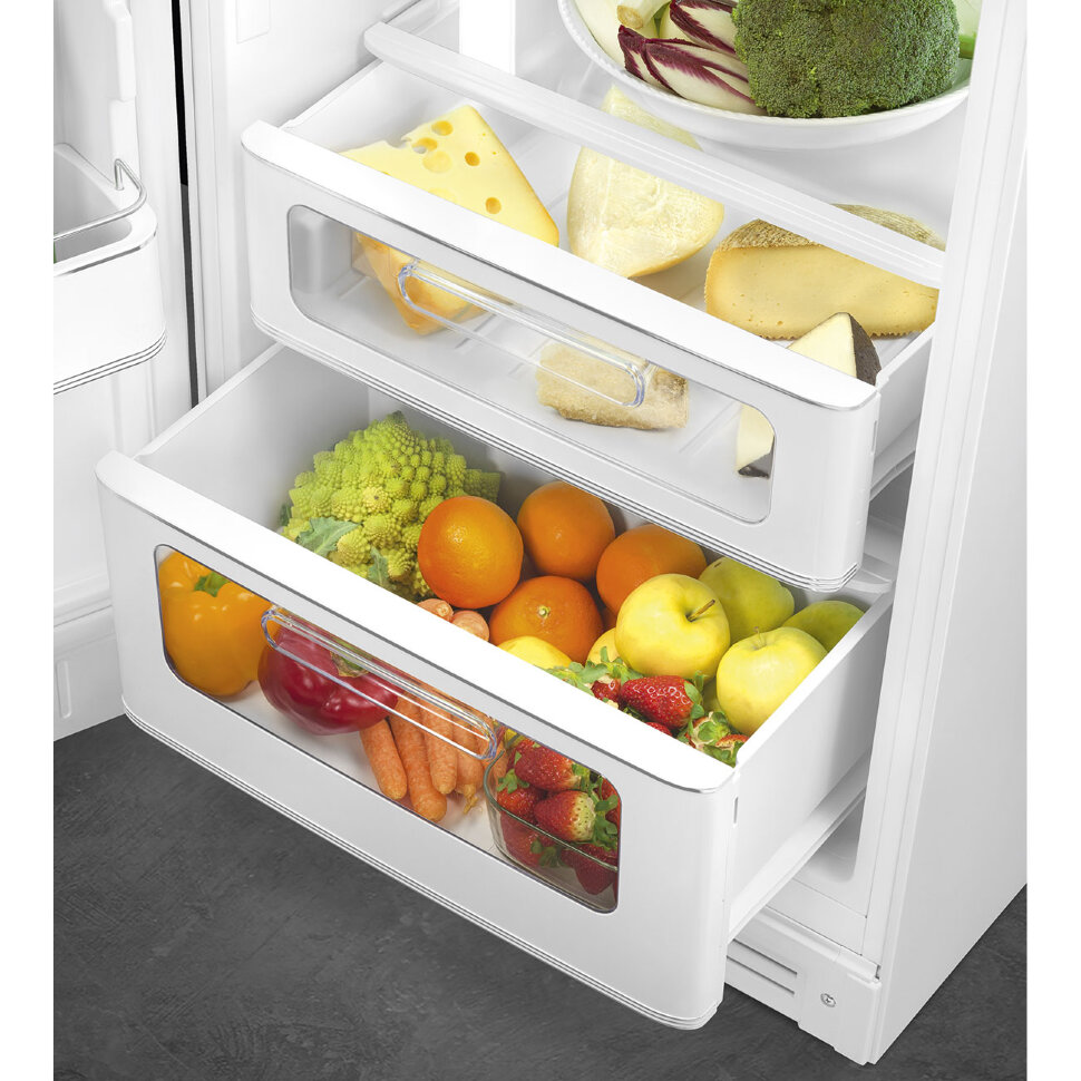 картинка Отдельностоящий холодильник Smeg FAB30LWH5  картинка Отдельностоящий холодильник Smeg FAB30LWH5
