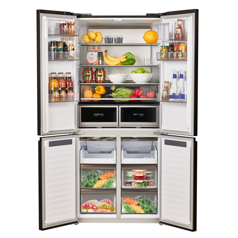 картинка Полувстраиваемый холодильник Maunfeld MFF190NFDSB графит 