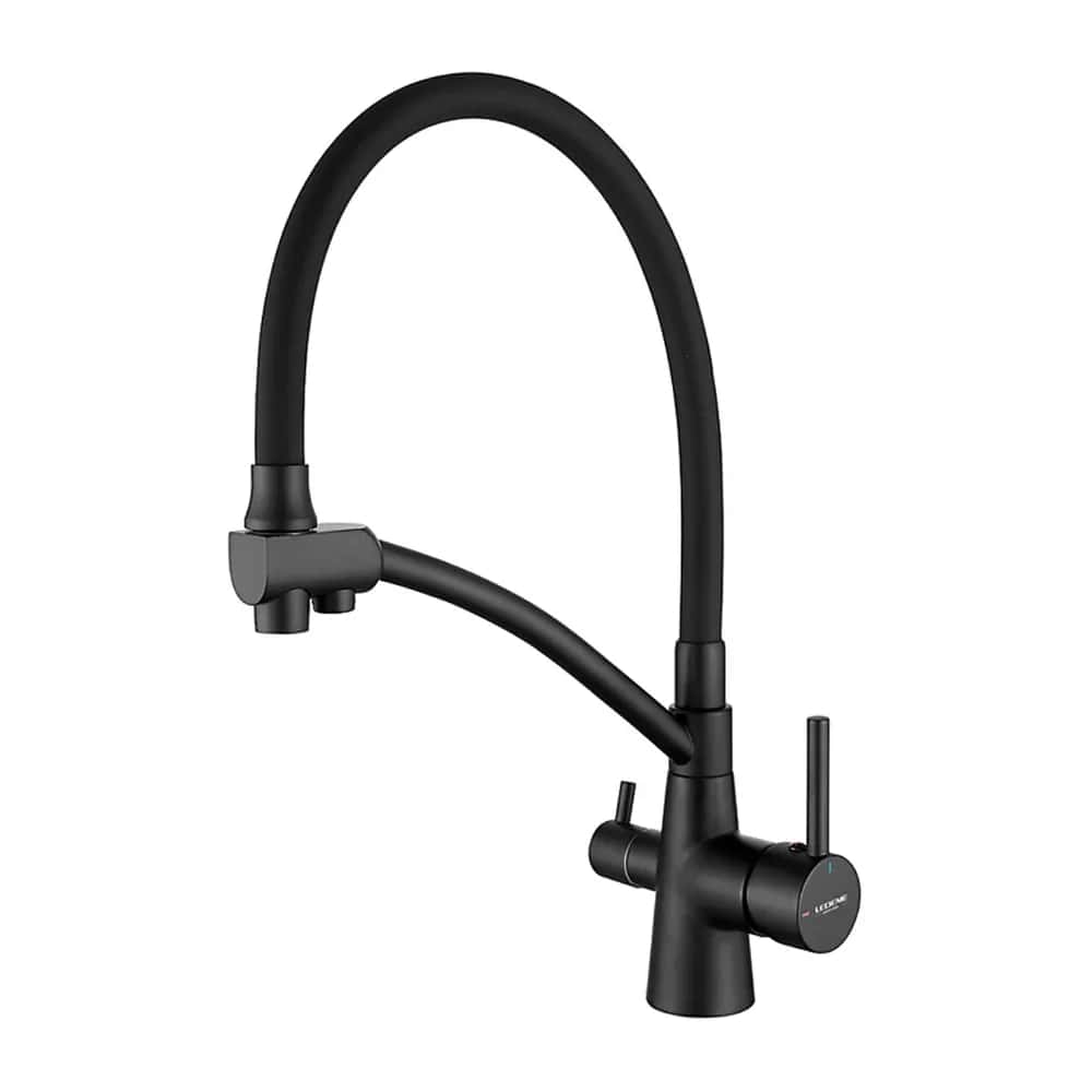 картинка Смеситель Ledeme L4855B-2 черный 