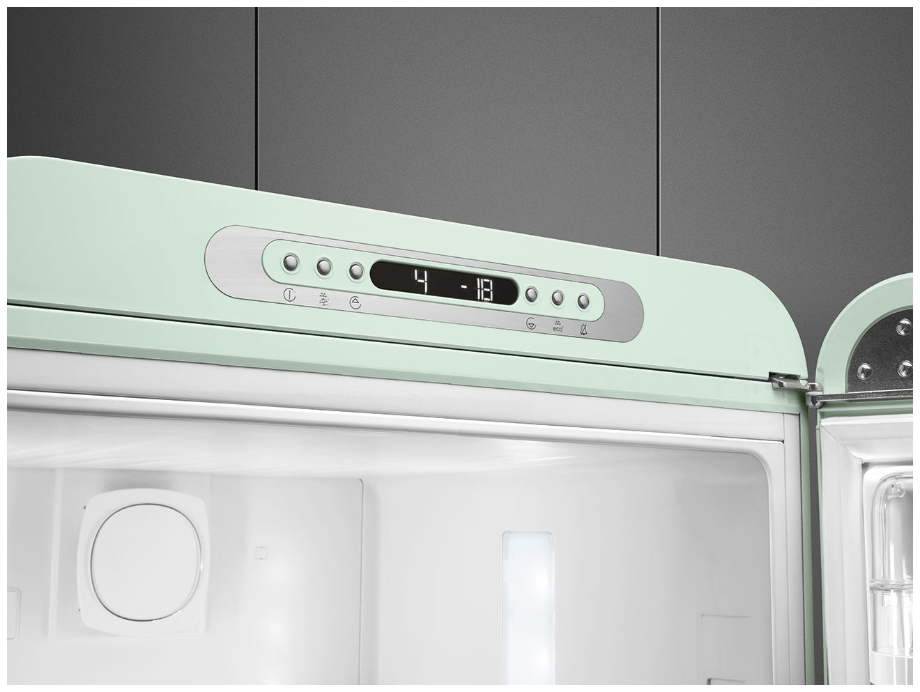 картинка Отдельностоящий холодильник Smeg FAB32RPG5  картинка Отдельностоящий холодильник Smeg FAB32RPG5