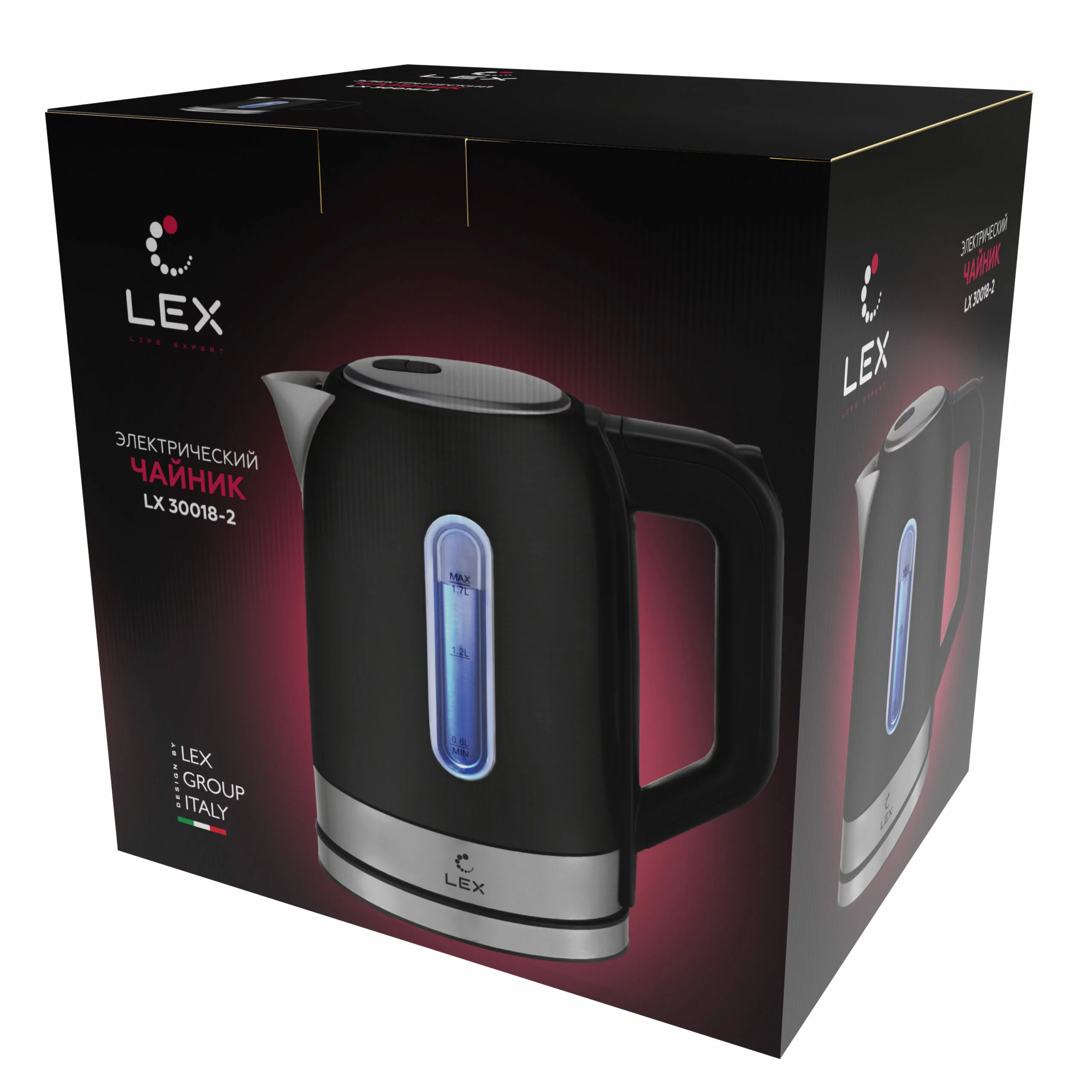 картинка Чайник Lex LX 30018-2  картинка Чайник Lex LX 30018-2
