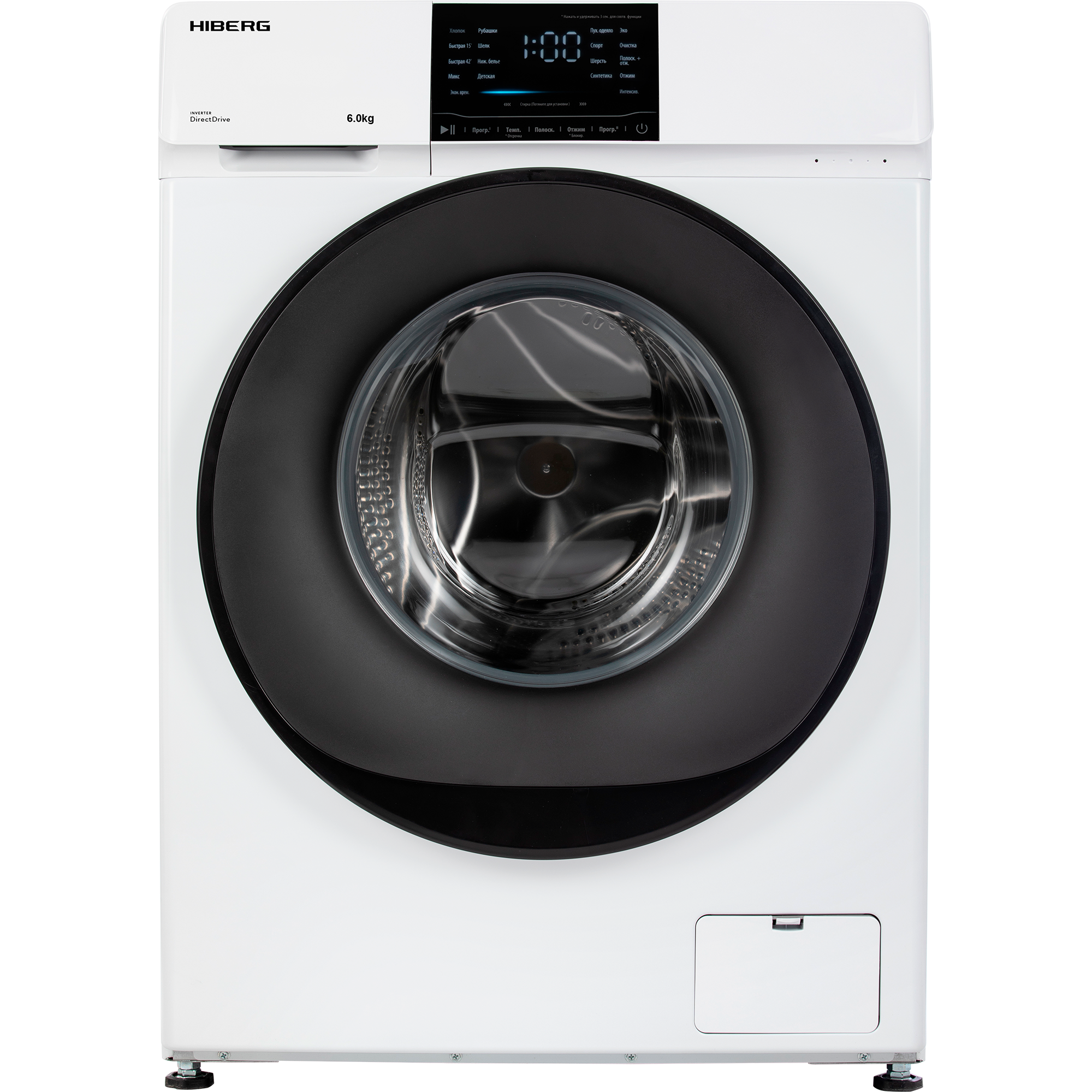 картинка Стиральная машина Hiberg I-DDQ6 - 612 W  картинка Стиральная машина Hiberg I-DDQ6 - 612 W