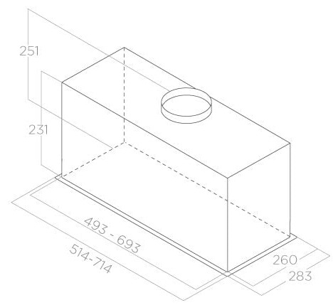 картинка Кухонная вытяжка Elica FOLD BL MATT/A/72  картинка Кухонная вытяжка Elica FOLD BL MATT/A/72