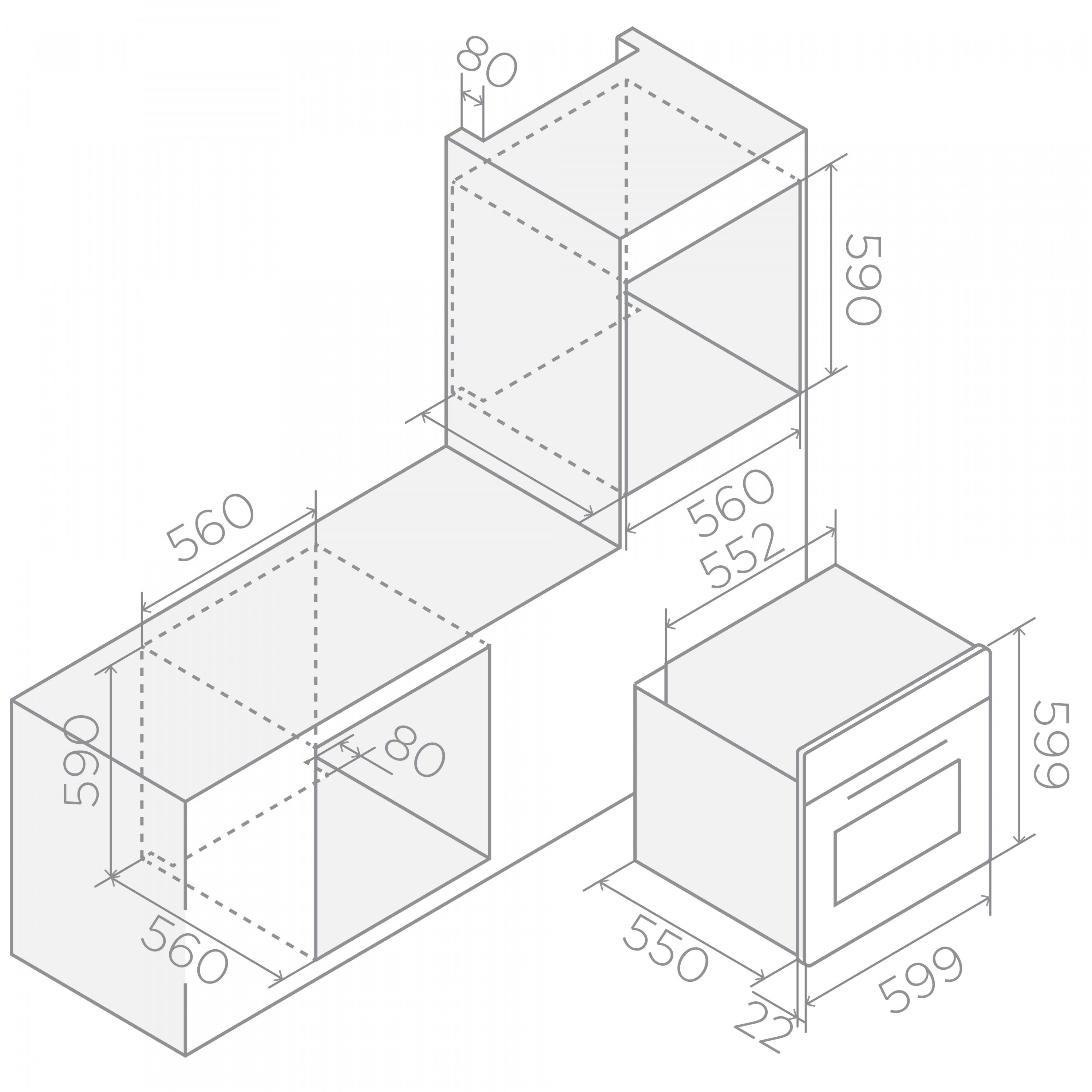 картинка Электрический духовой шкаф Elica VIRTUS MULTI 60 TFT new 