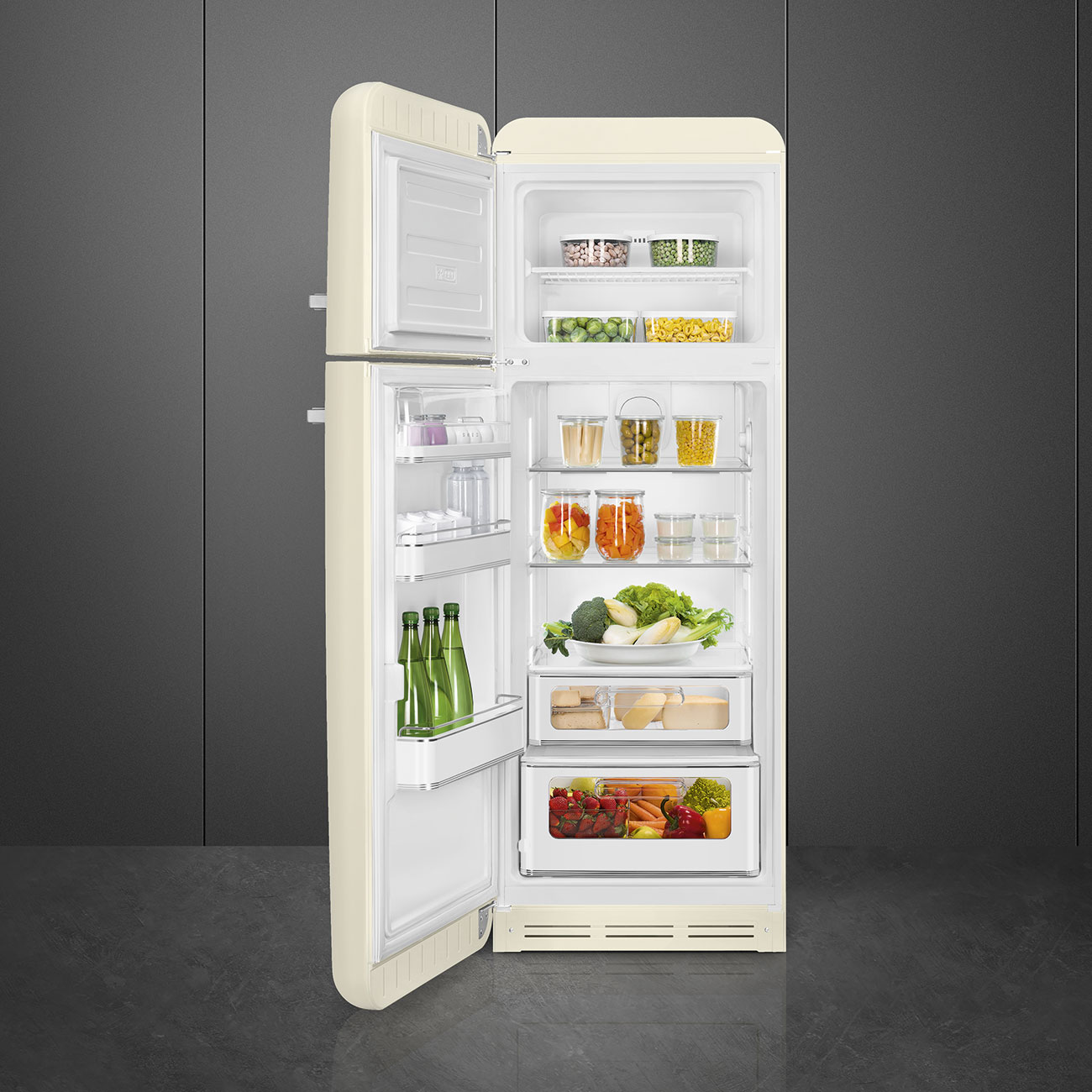 картинка Отдельностоящий холодильник Smeg FAB30LCR5  картинка Отдельностоящий холодильник Smeg FAB30LCR5