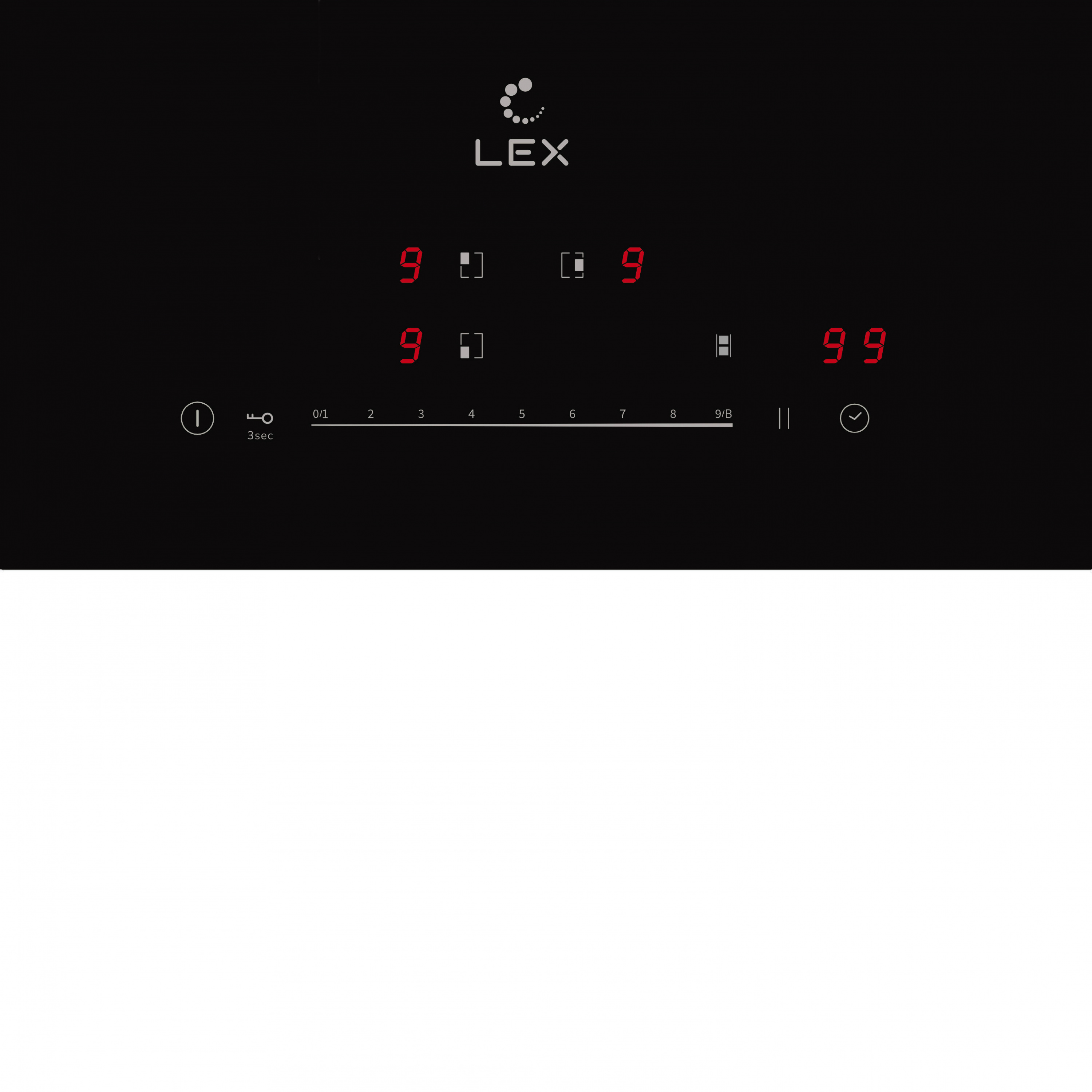 картинка Индукционная варочная панель Lex EVI 631A BL 