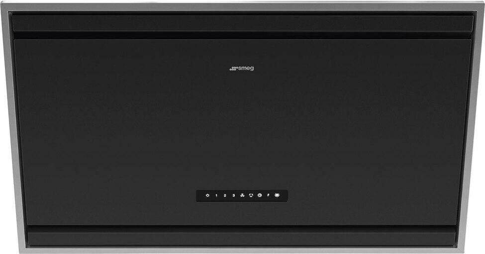 картинка Кухонная вытяжка Smeg KV394MB черный матовый  картинка Кухонная вытяжка Smeg KV394MB черный матовый