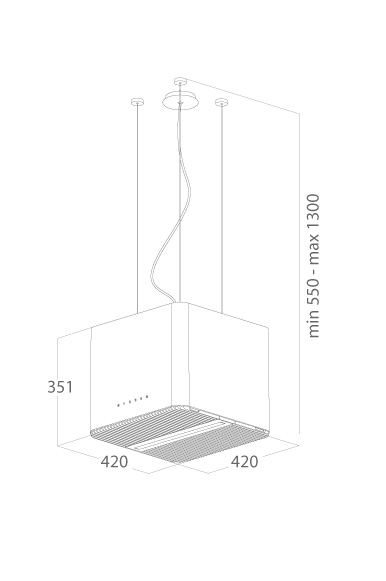 картинка Кухонная вытяжка Elica PIX BL/F/42 