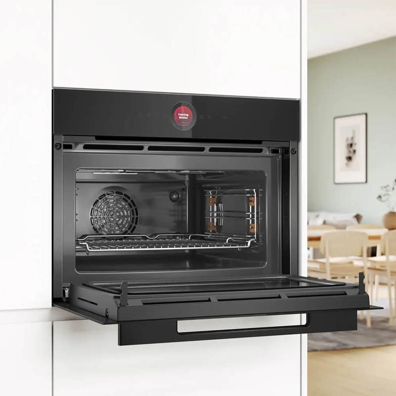 картинка Электрический духовой шкаф с функцией СВЧ Bosch CMG9241B1 черный 