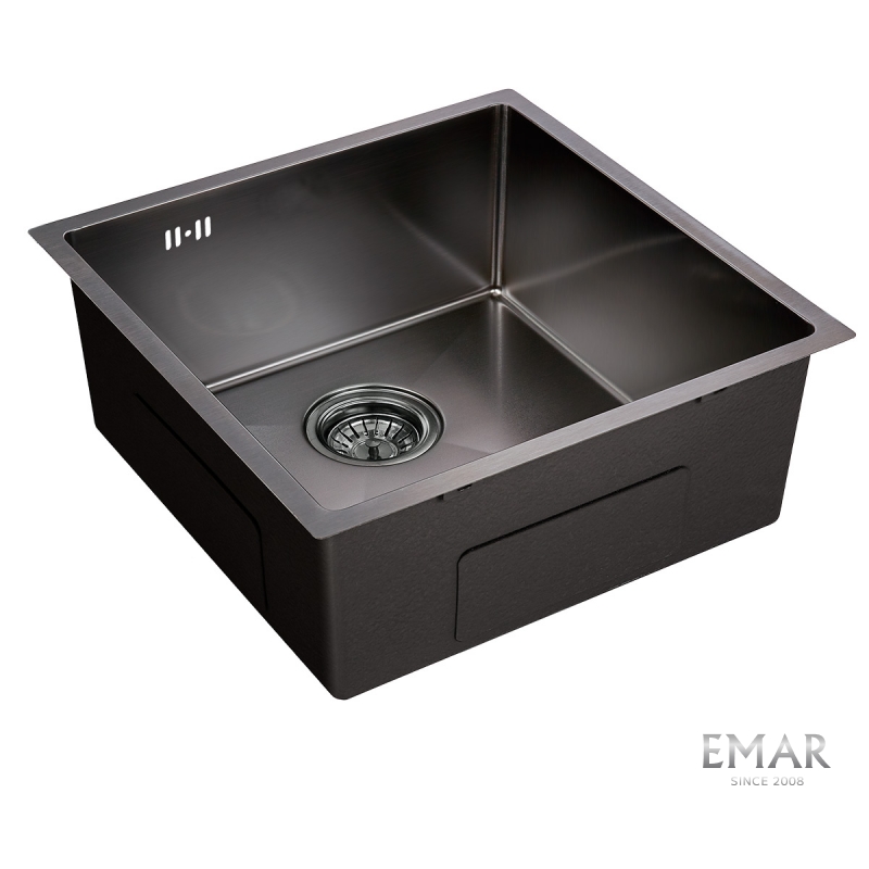 картинка Мойка для кухни Emar EMB-131 PVD Nano Dark  картинка Мойка для кухни Emar EMB-131 PVD Nano Dark