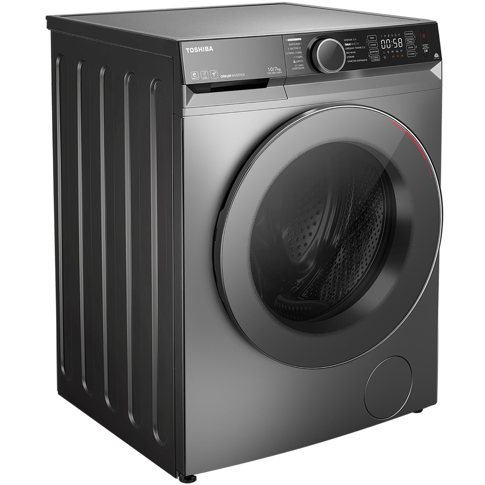 картинка Стиральная машина с сушкой Toshiba TWD-BM110GF4RU(SK) серый 