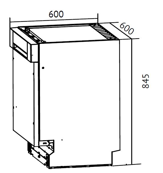картинка Посудомоечная машина Monsher MDF 6045  картинка Посудомоечная машина Monsher MDF 6045