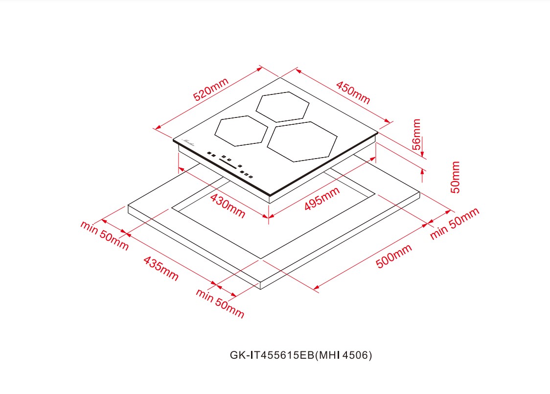 картинка Индукционная варочная панель Monsher MHI 4506 
