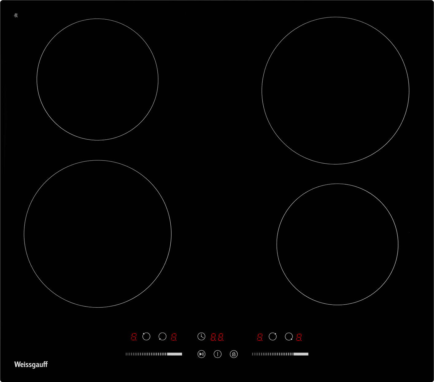 картинка Электрическая варочная панель Weissgauff HV 640 BSG 
