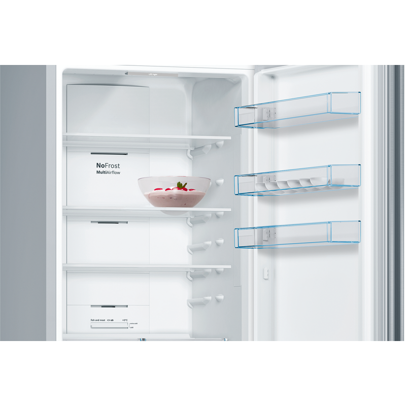 картинка Отдельностоящий холодильник Bosch KGN39XI30U нержавеющая сталь  картинка Отдельностоящий холодильник Bosch KGN39XI30U нержавеющая сталь