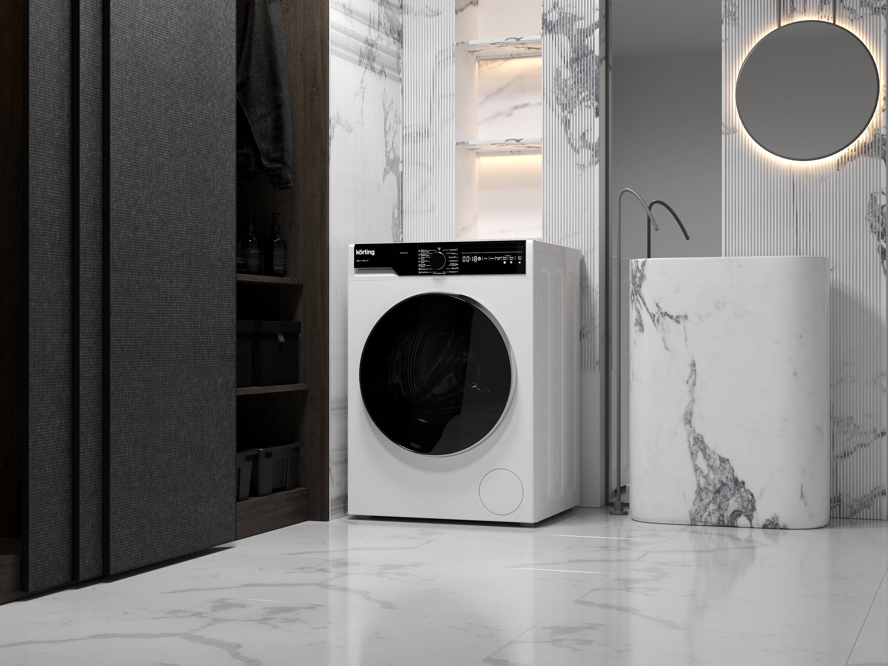 картинка Стиральная машина с сушкой Korting KWD 58L1496 