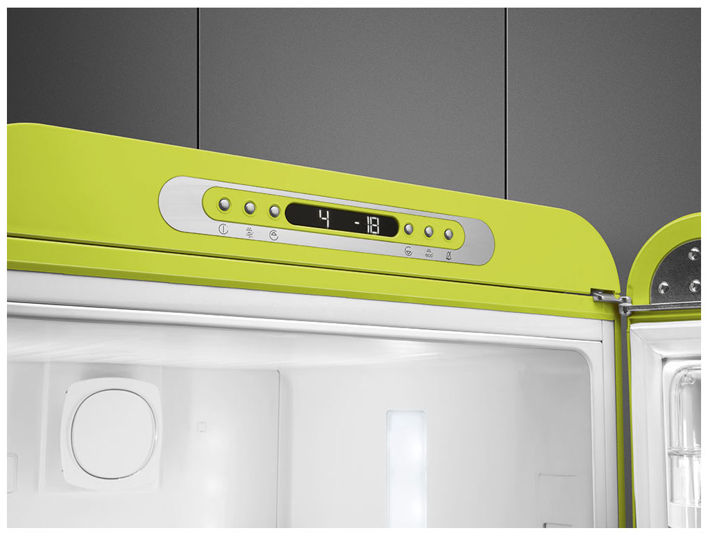 картинка Отдельностоящий холодильник Smeg FAB32RLI5 лайм  картинка Отдельностоящий холодильник Smeg FAB32RLI5 лайм