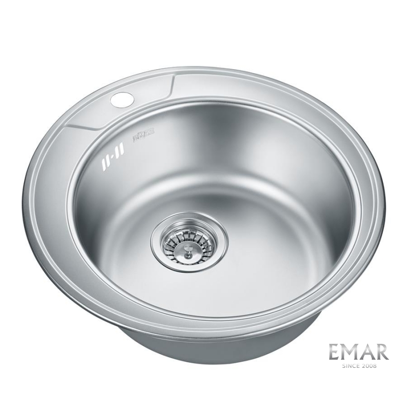 картинка Мойка Emar Steel ЕМ-490 ELECTROLIZE  картинка Мойка Emar Steel ЕМ-490 ELECTROLIZE