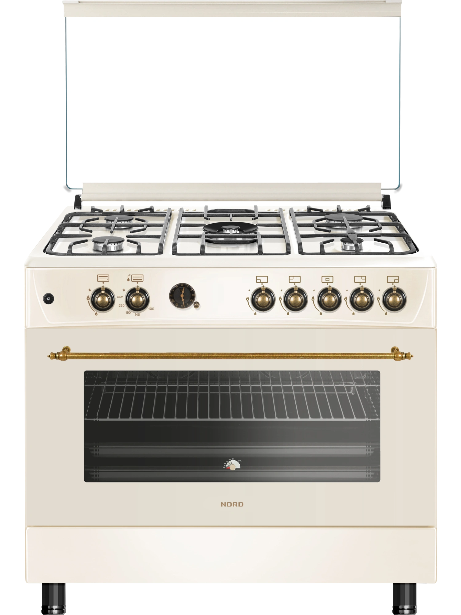картинка Газовая кухонная плита Nord GG 9062 YR бежевый 