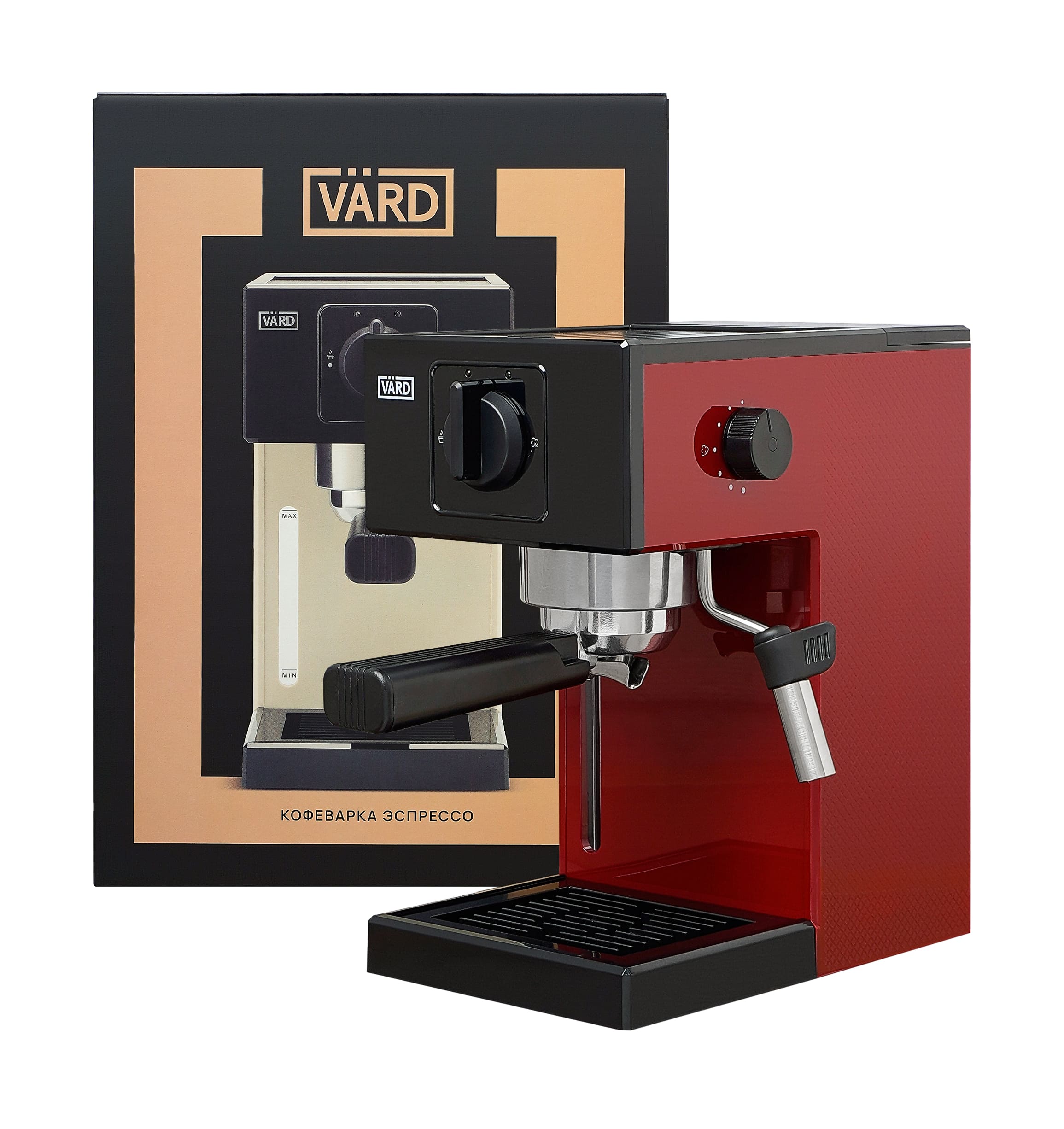 картинка Кофеварка Vard VCPA1V красный 