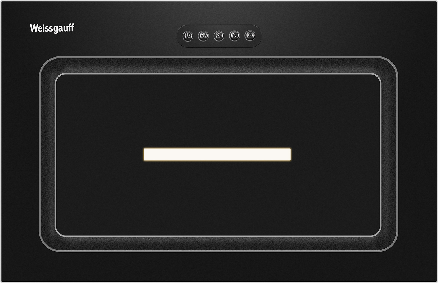 картинка Кухонная вытяжка Weissgauff Aura 456 PB Black Glass 