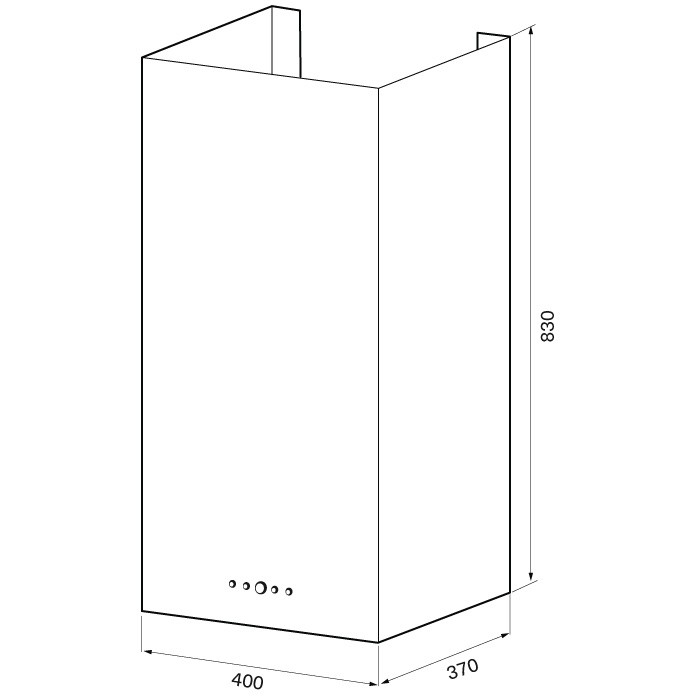 картинка Кухонная вытяжка Krona DITA R 400 inox PB  картинка Кухонная вытяжка Krona DITA R 400 inox PB