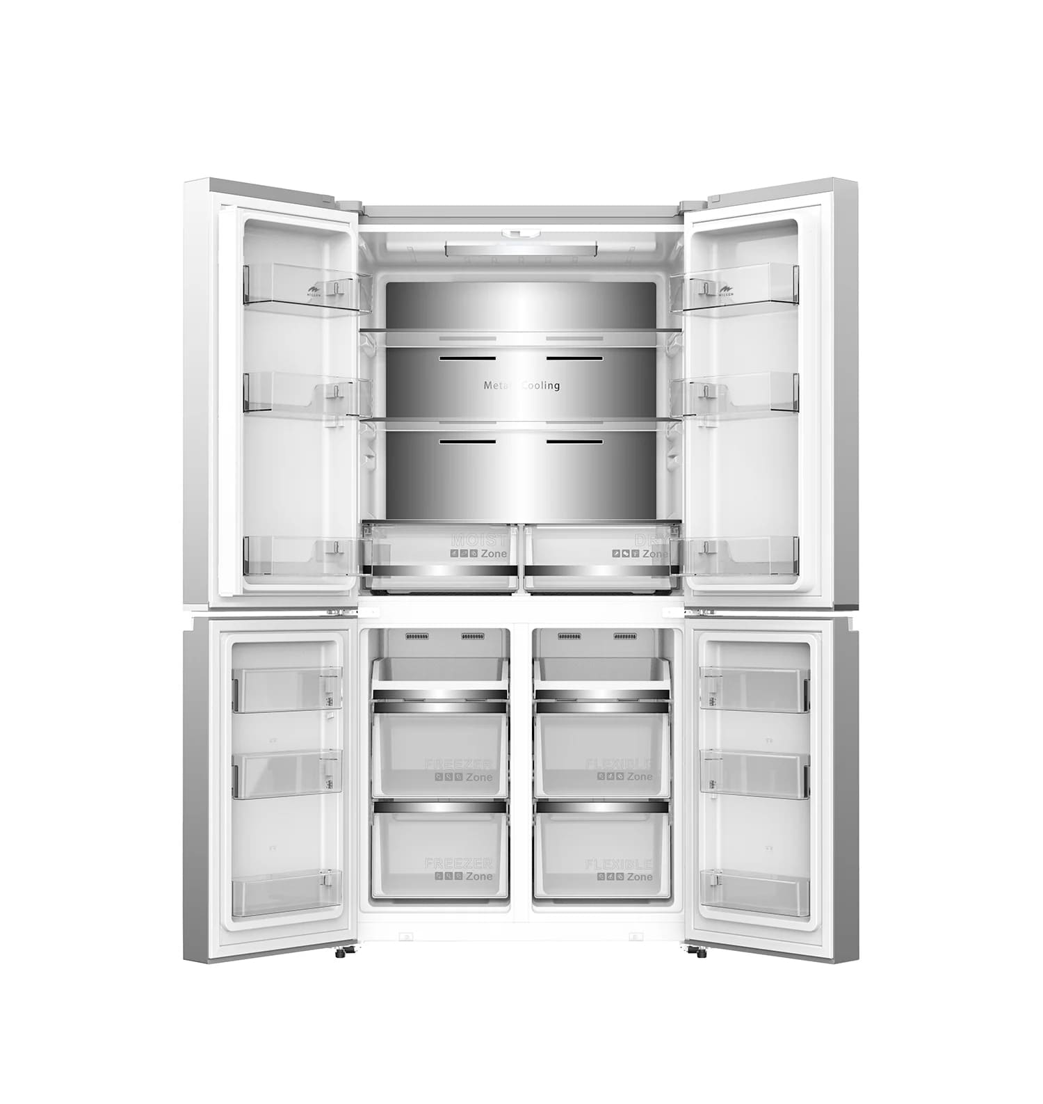 картинка Отдельностоящий холодильник Millen MCD595XID  картинка Отдельностоящий холодильник Millen MCD595XID