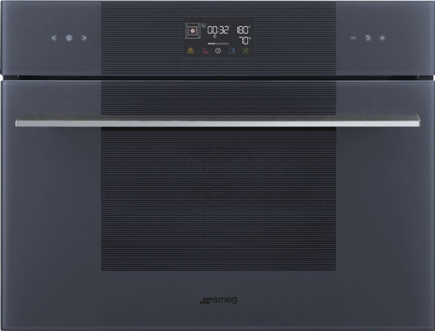 картинка Электрический духовой шкаф с функцией пароварки  Smeg SO4102S3G Neptune grey  картинка Электрический духовой шкаф с функцией пароварки  Smeg SO4102S3G Neptune grey