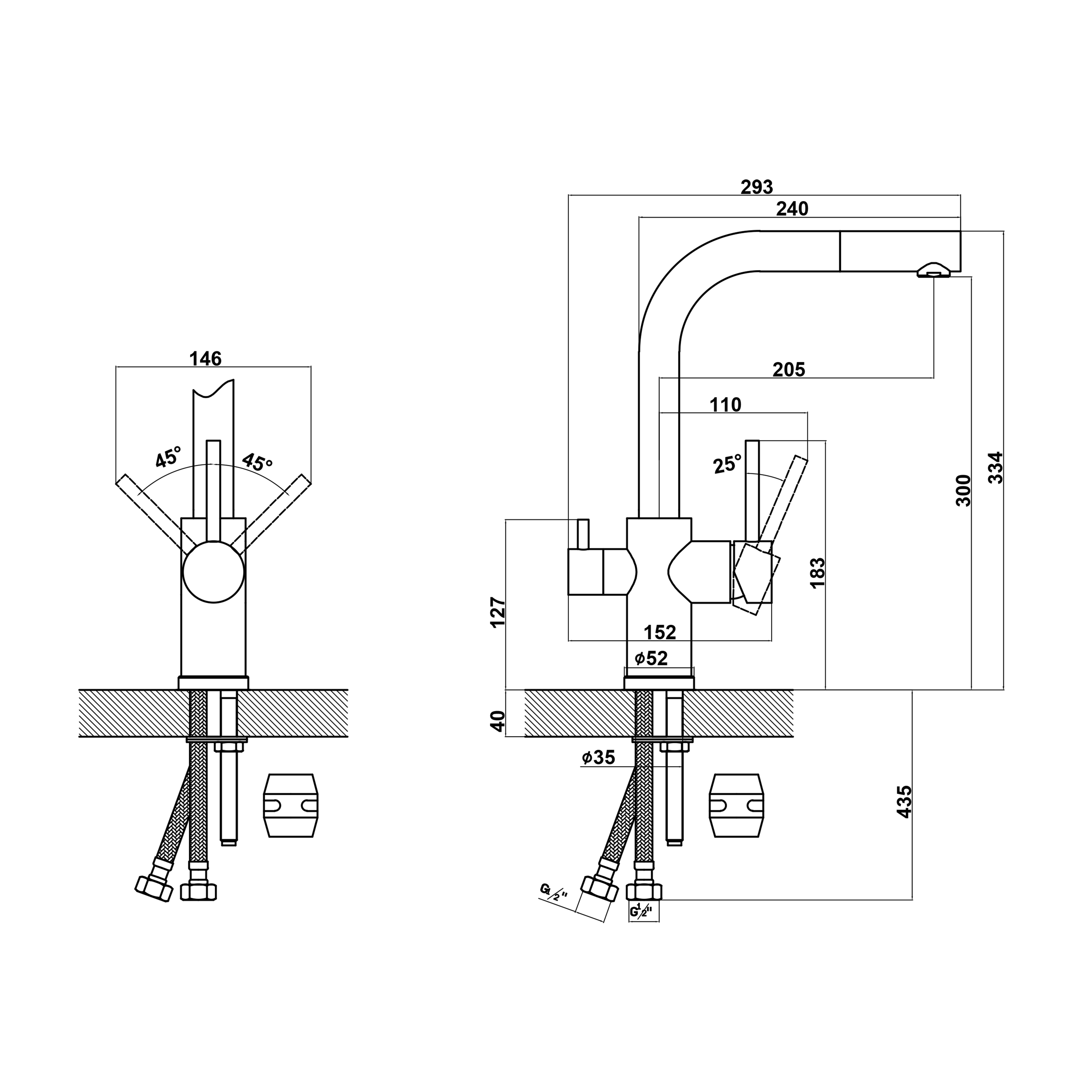 картинка Смеситель Florentina КРИСТАЛЛ 