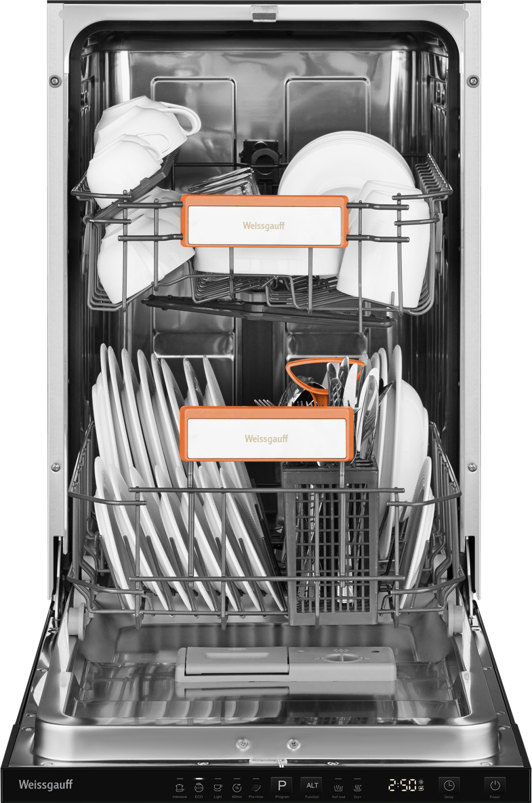 картинка Посудомоечная машина встраиваемая Weissgauff BDW 4525 D Infolight  картинка Посудомоечная машина встраиваемая Weissgauff BDW 4525 D Infolight