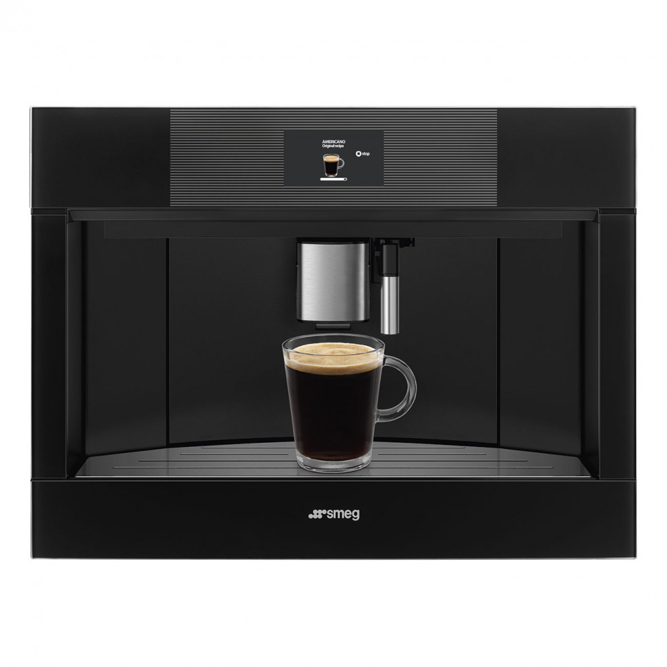 картинка Встраиваемая кофемашина Smeg CMS4104B3RU  картинка Встраиваемая кофемашина Smeg CMS4104B3RU