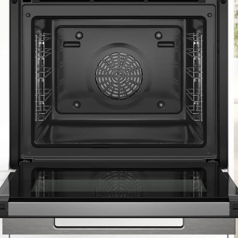 картинка Электрический духовой шкаф Bosch HBG9763B1S черный 