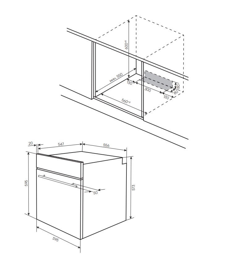 картинка Электрический духовой шкаф Kuppersberg HO 606 Black 