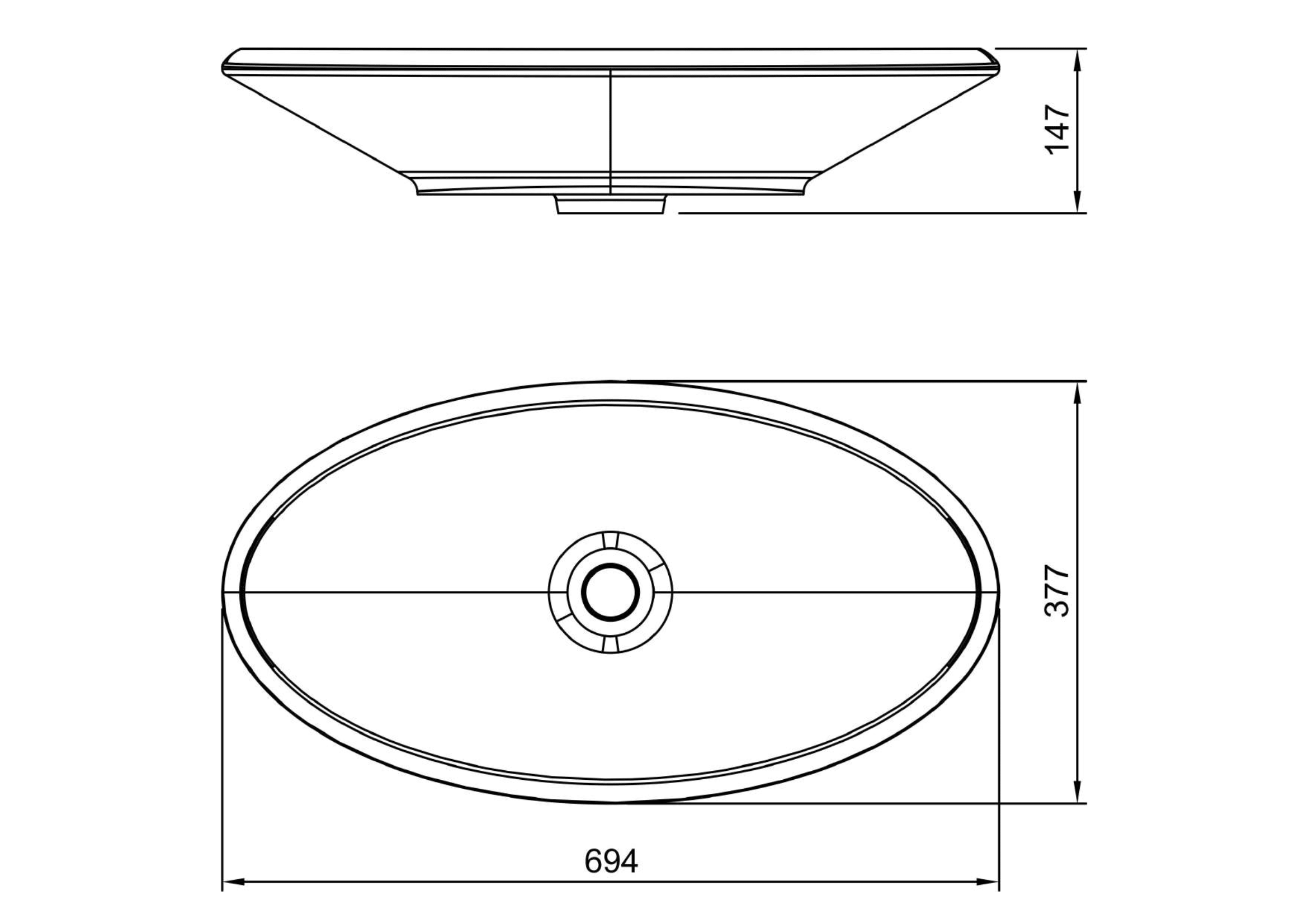 картинка Раковина Florentina Диана 700 
