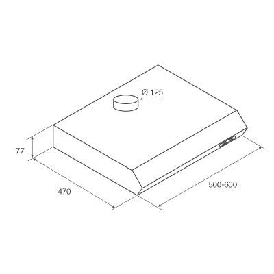 картинка Кухонная вытяжка Jetair LIGHT IX/F/50   картинка Кухонная вытяжка Jetair LIGHT IX/F/50