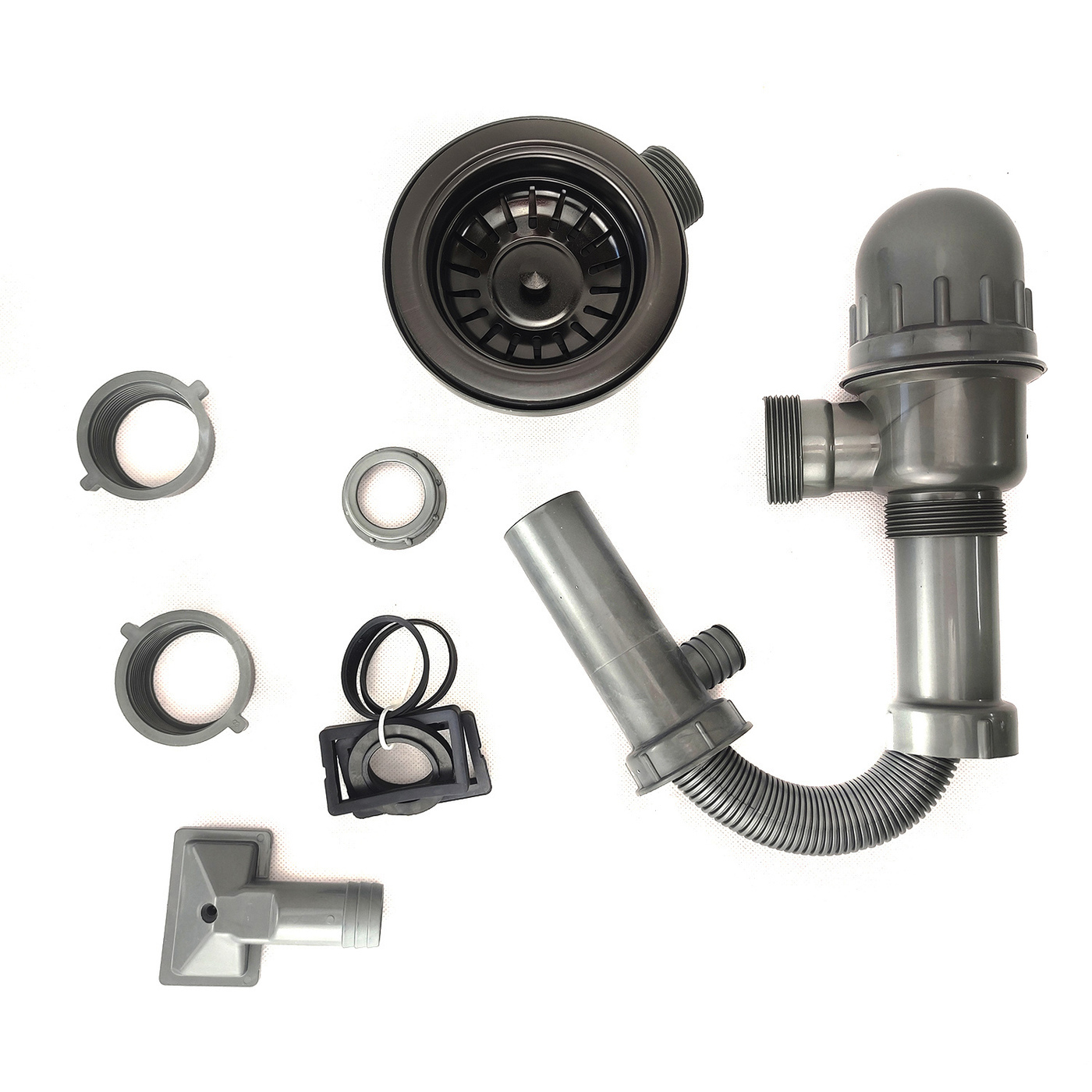 картинка Комплект Emar PVD DARK (мойка и дозатор) 