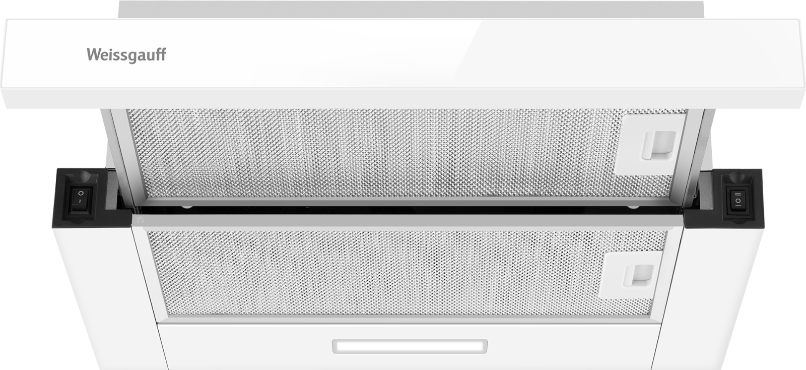 картинка Кухонная вытяжка Weissgauff TEL 500 White Glass 