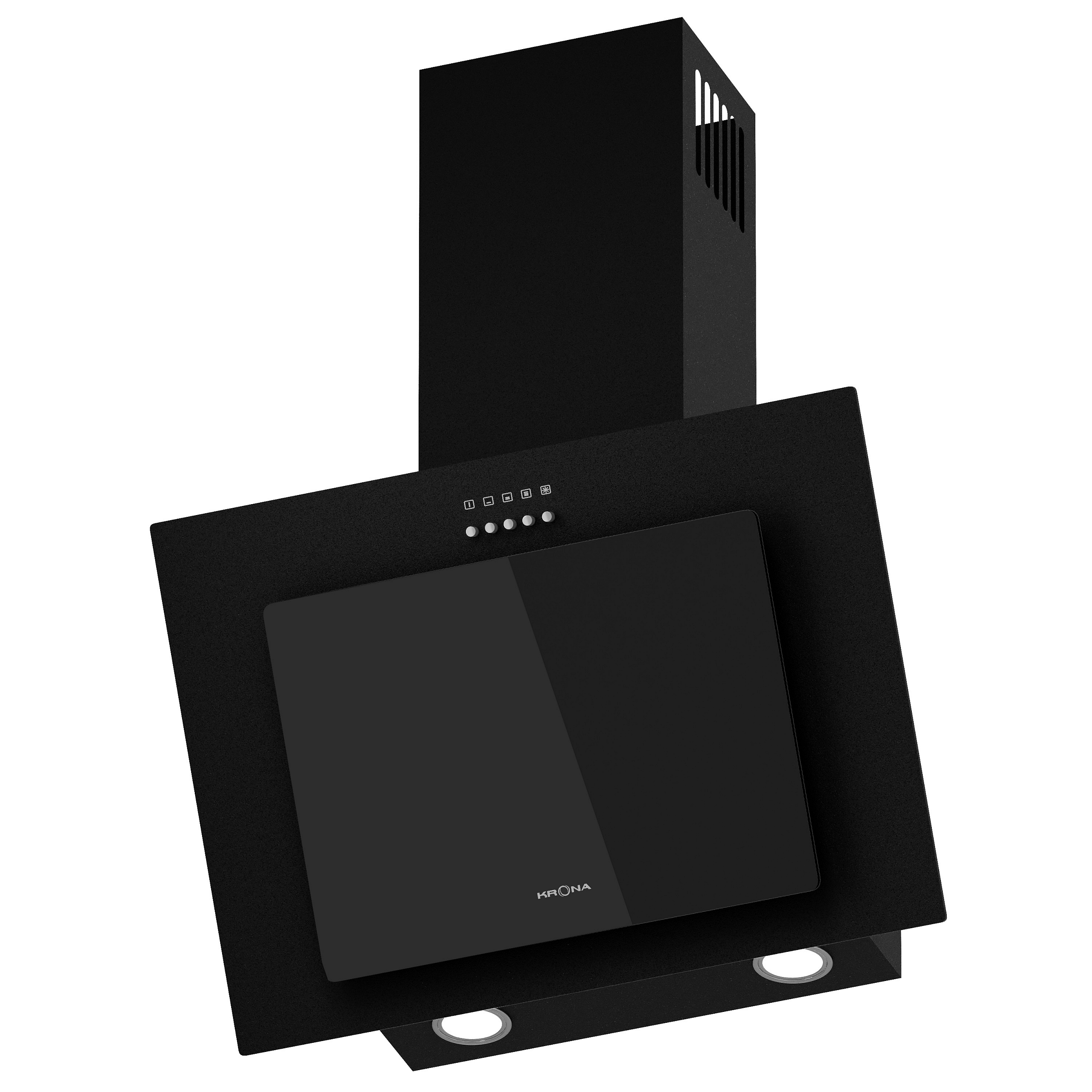 картинка Кухонная вытяжка Krona VIERKANT 600 BLACK PB  картинка Кухонная вытяжка Krona VIERKANT 600 BLACK PB