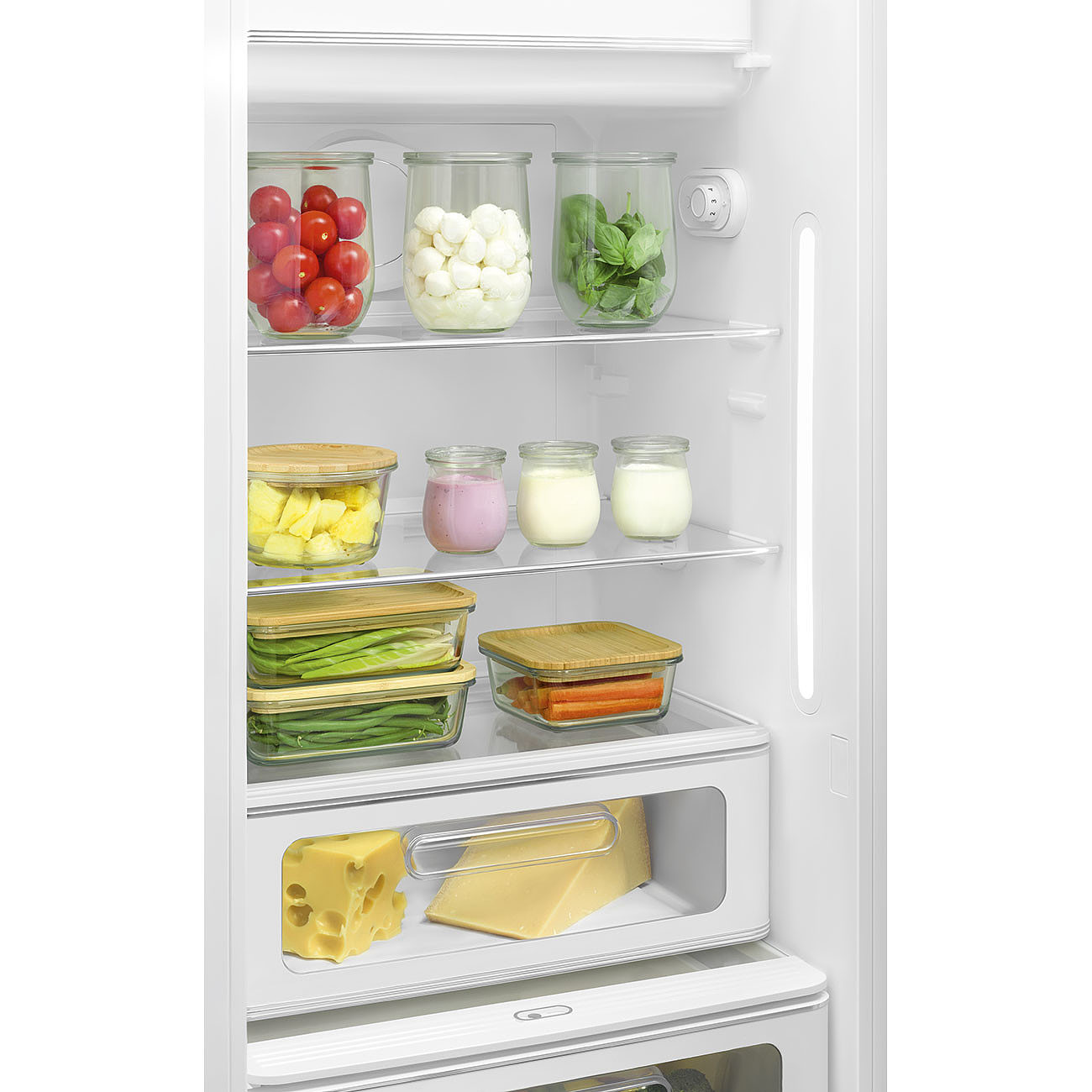 картинка Отдельностоящий холодильник Smeg FAB28LCR5  картинка Отдельностоящий холодильник Smeg FAB28LCR5