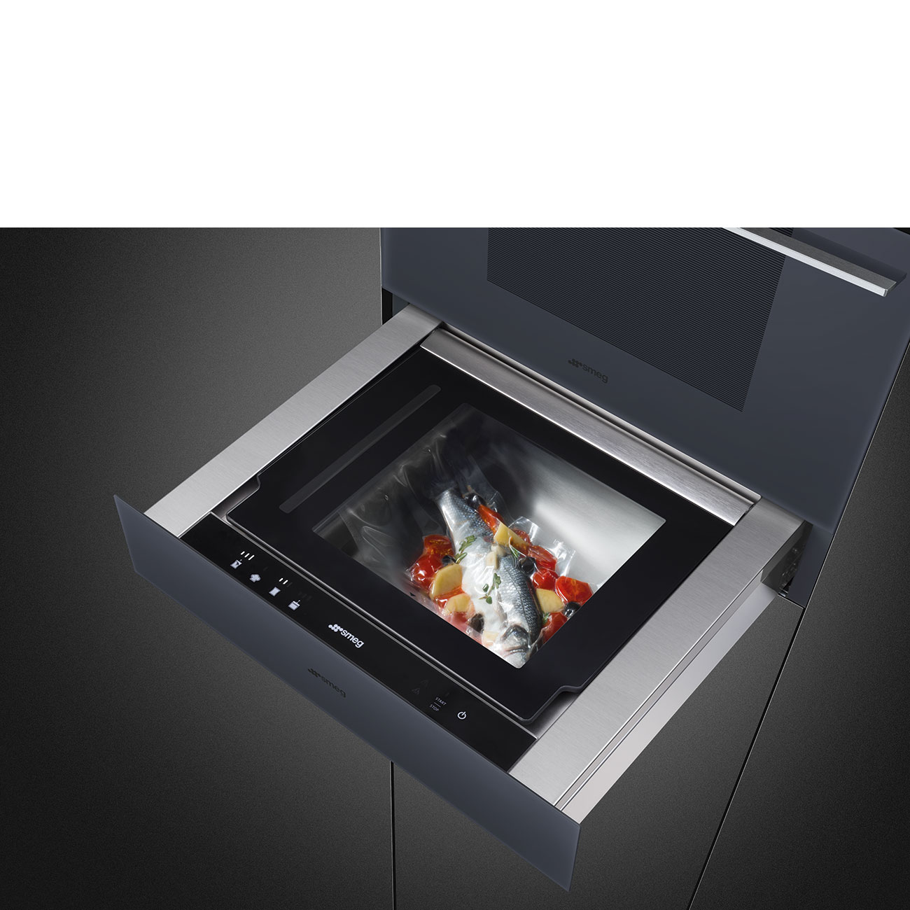 картинка Ящик для вакуумирования Smeg CPV115G Neptune Grey  