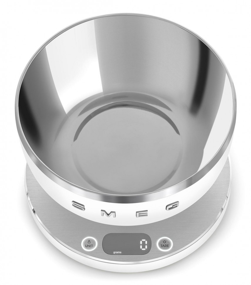 картинка Кухонные весы Smeg KSC01WHMWW  картинка Кухонные весы Smeg KSC01WHMWW