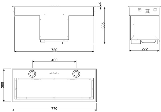 картинка Кухонная вытяжка Smeg KSEG78PXE  картинка Кухонная вытяжка Smeg KSEG78PXE