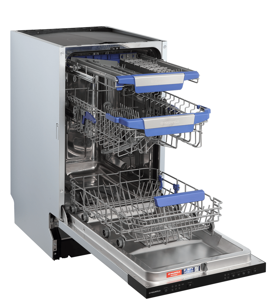 картинка Посудомоечная машина встраиваемая Maunfeld MLP45738AOT Smart Beam 
