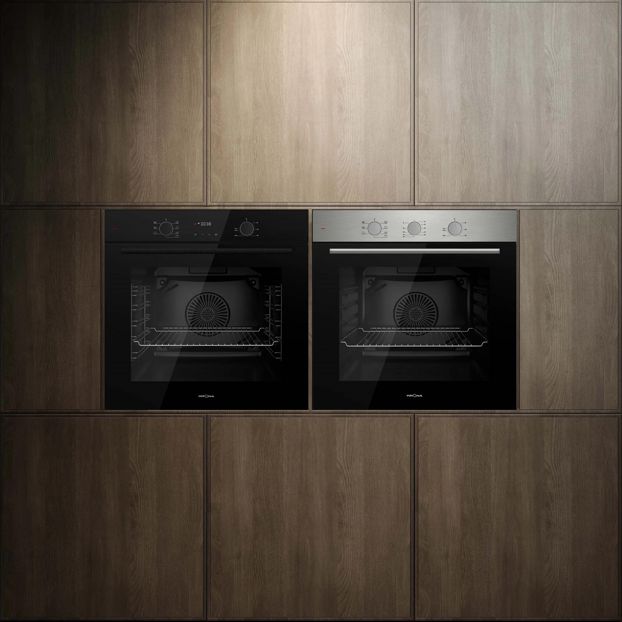 картинка Электрический духовой шкаф Krona ELEMENT PLUS 60 IX нержавеющая сталь 