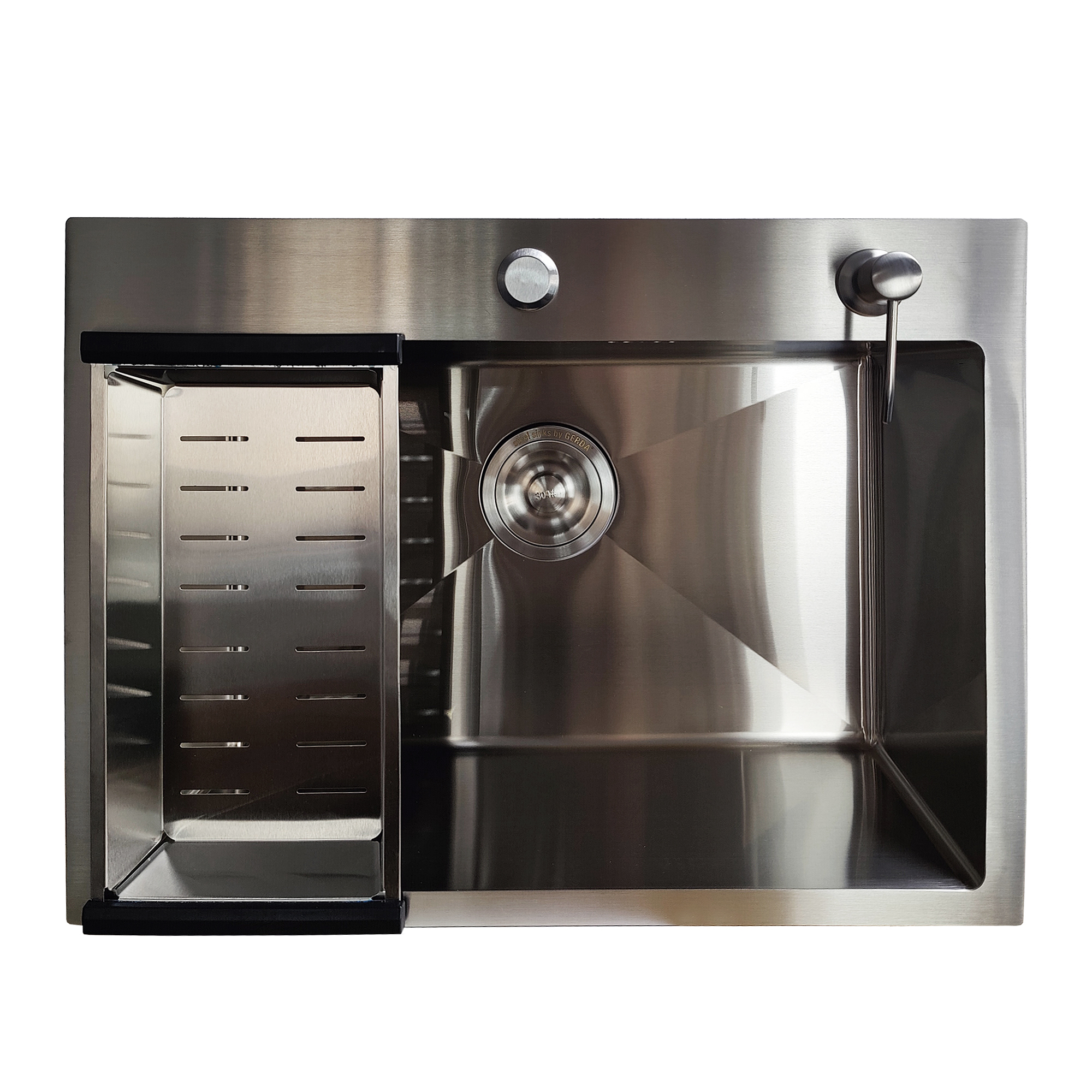 картинка Комплект мойка и смеситель Gerda 6045 S+SM.Satin 