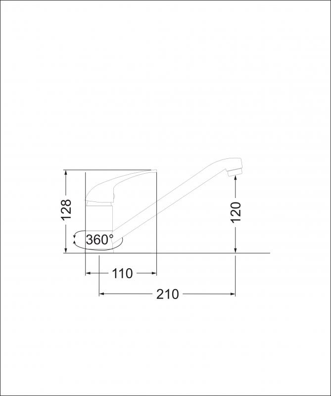 картинка Смеситель Emar Quartz ЕС - 3009  картинка Смеситель Emar Quartz ЕС - 3009
