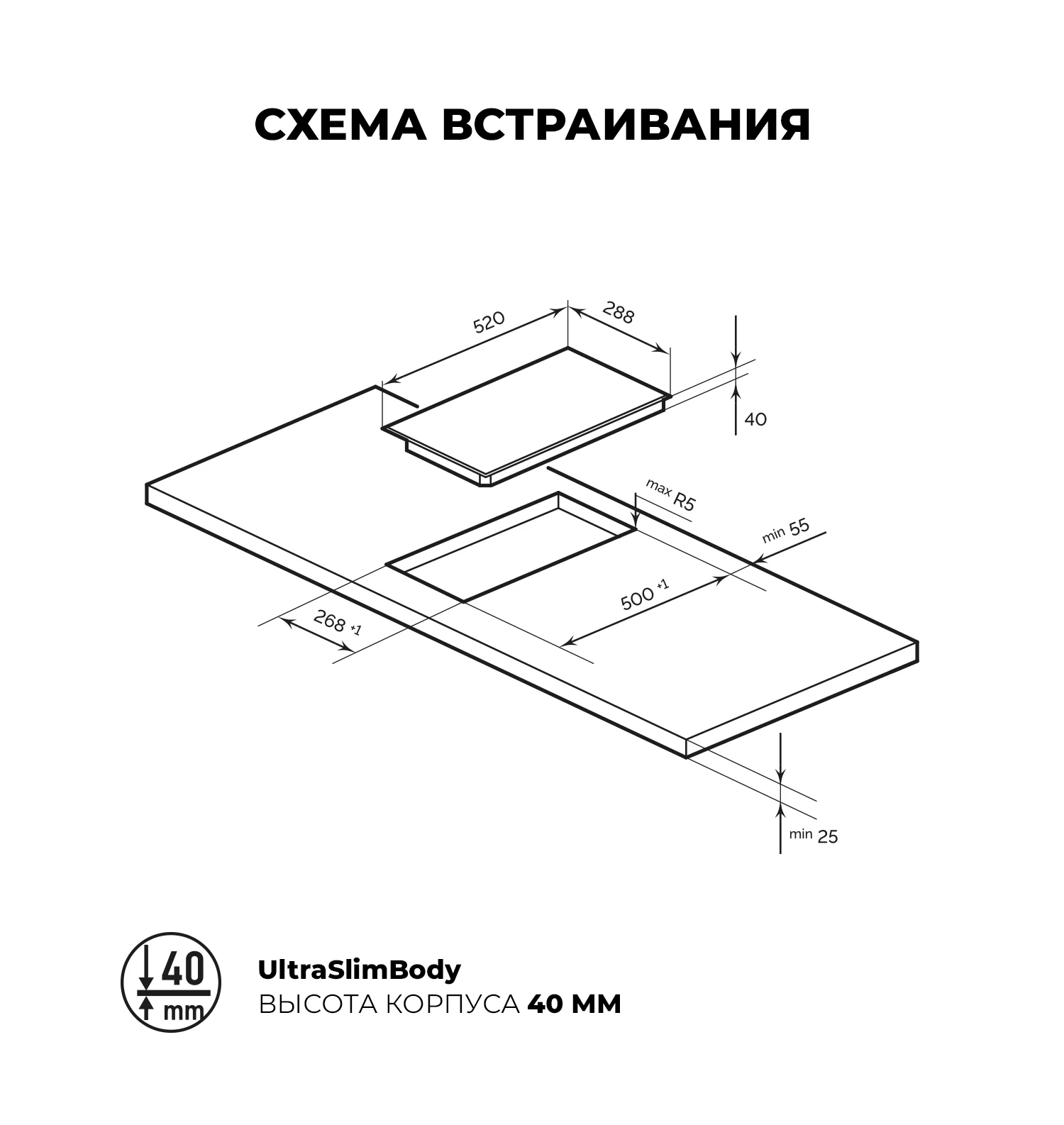 картинка Электрическая варочная панель Lex EVH 321 BL 