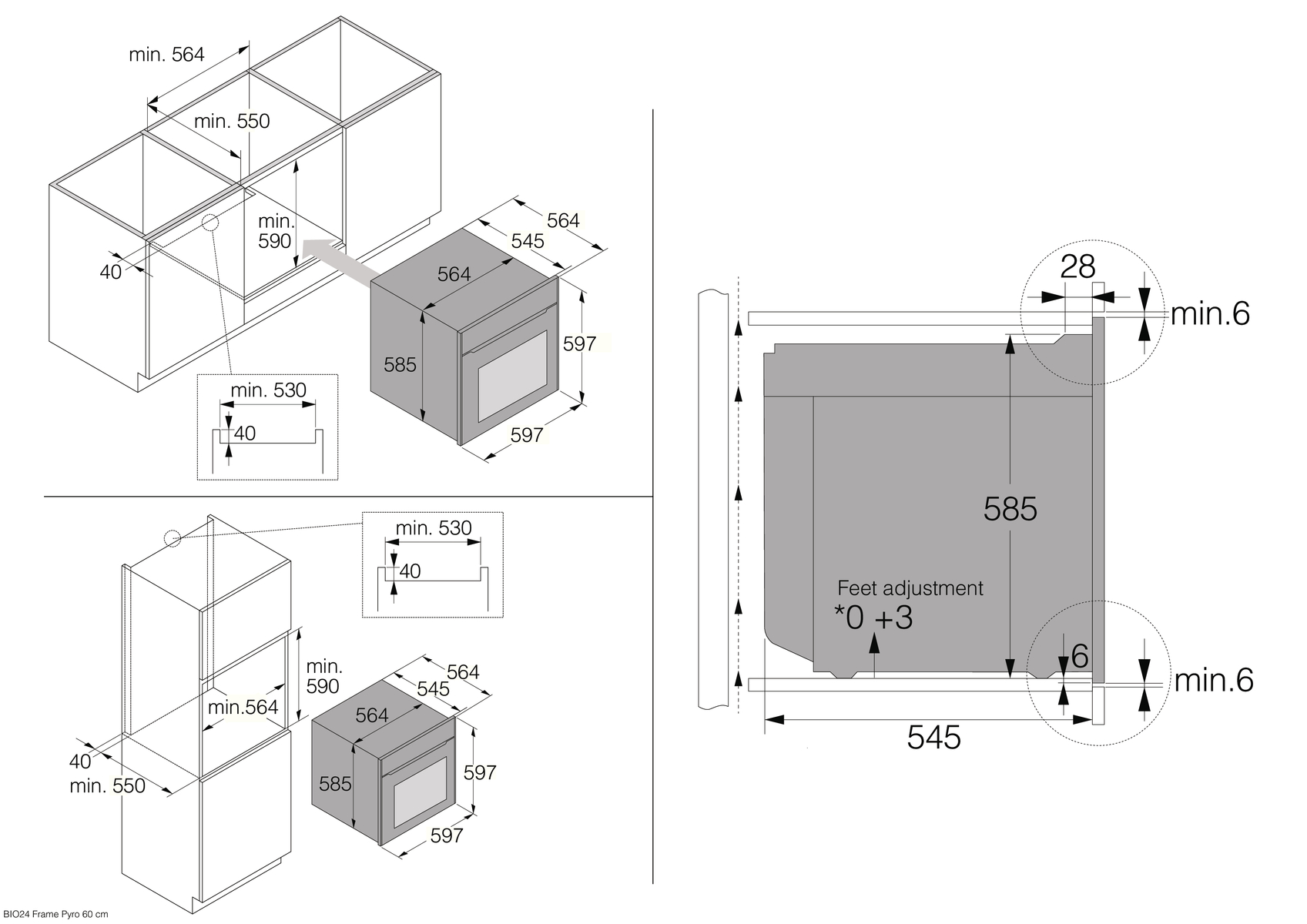 картинка Электрический духовой шкаф Asko OTP66GSH графит 