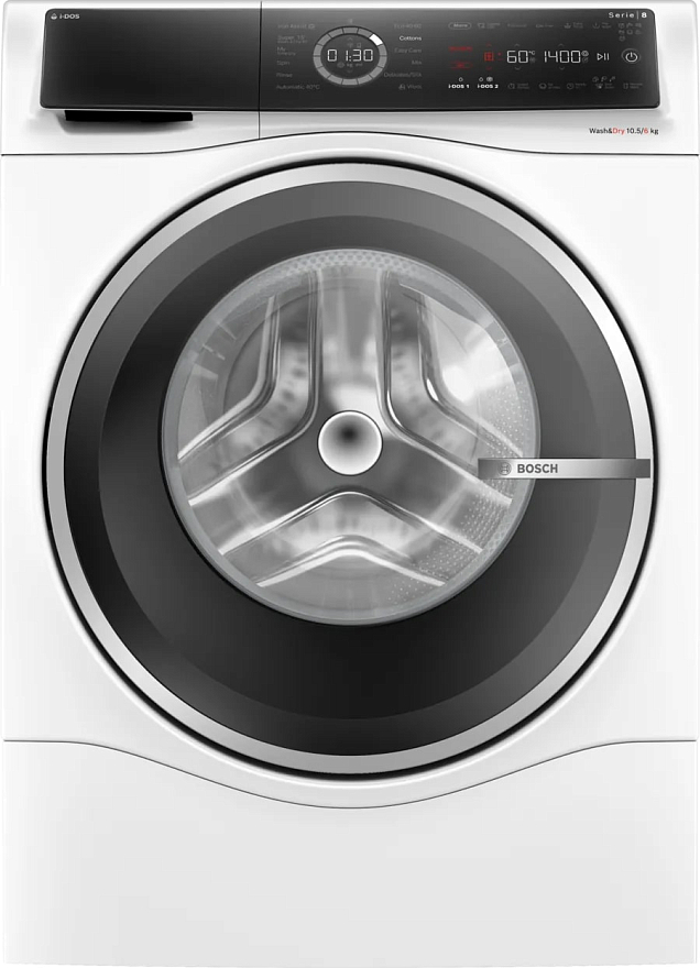 картинка Стиральная машина с сушкой и паром Bosch WNC254A0ME  картинка Стиральная машина с сушкой и паром Bosch WNC254A0ME