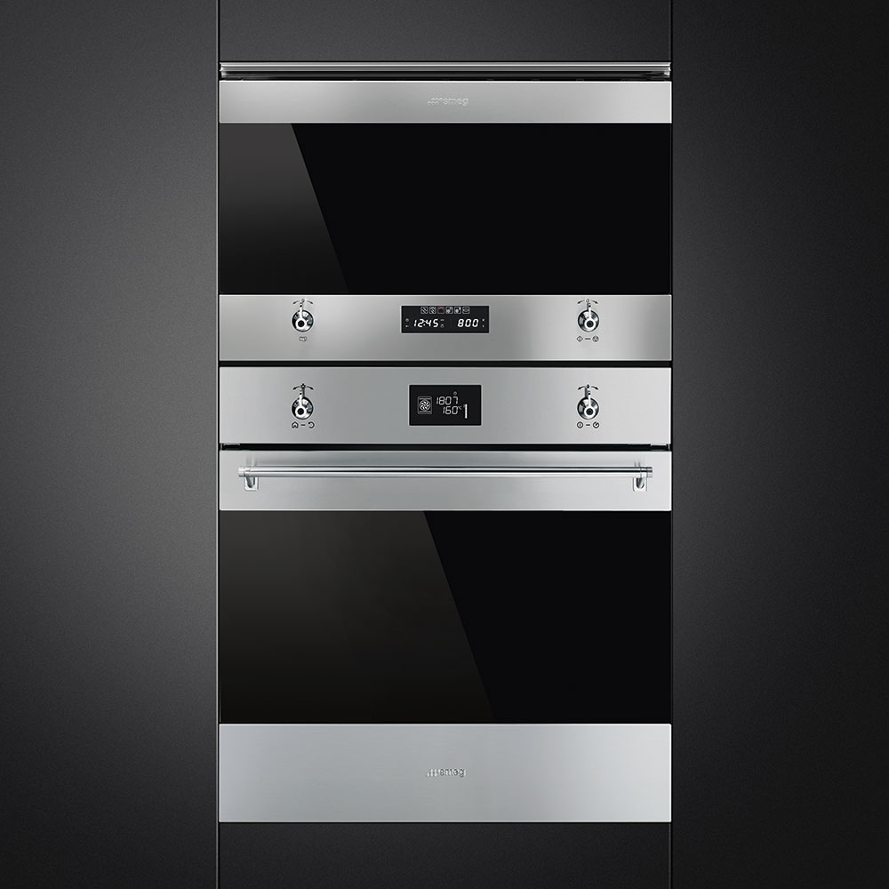 картинка Микроволновая печь Smeg MP322X1  картинка Микроволновая печь Smeg MP322X1